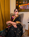 Karishma Sharma in our Black Zari Woven Vitthala God Special Traditional Paithani Silk Saree