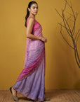 Fendy Satin Designer Saree with Gotapatti Work and Cutwork Piping Border Party Wedding Wear Saree