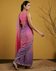 Fendy Satin Designer Saree with Gotapatti Work and Cutwork Piping Border Party Wedding Wear Saree