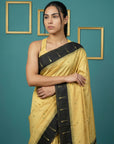 Black Handloom Soft Silk Saree with Zari Weaving, Contrast Muniya Border Traditional Pallu – Rich Look Silk Saree with Blouse Piece