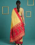 Red Handloom Soft Silk Saree with Zari Weaving, Contrast Muniya Border Traditional Pallu – Rich Look Silk Saree with Blouse Piece