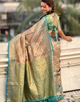 Rama Original Dharmavaram Leheriya Silk Zari Woven Saree