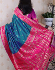 Green Soft Silk Zari Woven Warli Art Traditional Saree
