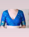 Purple Soft Silk Zari Woven Warli Art Traditional Saree
