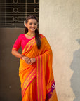 Top Trending Vitthala Contrast Paithani Saree Rakhumai Soft Silk Traditional Design