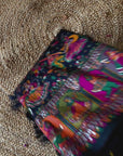 Jade Black Pashmina Kashmiri Silk Zari Woven Saree