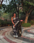Trending Black Banarasi Jaal Soft Silk Zari Woven Saree