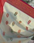 Sky Blue Soft Silk Saree with Flower Butta Meenakari Zari Woven Saree