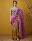 Fendy Satin Designer Saree with Gotapatti Work and Cutwork Piping Border Party Wedding Wear Saree