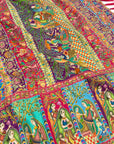 Wine Pure Viscose Silk Position Printed Darbari Saree