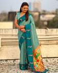 Pure Silk Saree Traditional Paithani Zari Woven Wedding Saree for Women Festive Party Wear Ethnic Designer Saree