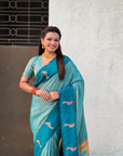 Pure Silk Saree Traditional Paithani Zari Woven Wedding Saree for Women Festive Party Wear Ethnic Designer Saree