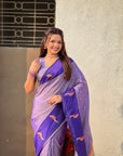 Pure Silk Saree Traditional Paithani Zari Woven Wedding Saree for Women Festive Party Wear Ethnic Designer Saree