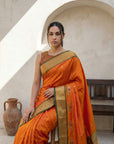 Premium Soft Silk Paithani Saree with Polka Motifs, Peacock Border and Traditional Pallu