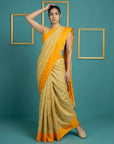Orange Handloom Soft Silk Saree with Zari Weaving, Contrast Muniya Border  Traditional Pallu – Rich Look Silk Saree with Blouse Piece