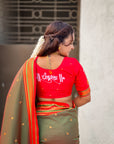 Top Trending Vitthala Contrast Paithani Saree Rakhumai Soft Silk Traditional Design
